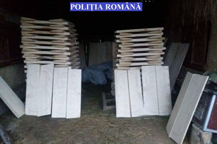 Hangszer készült volna a lefoglalt fából