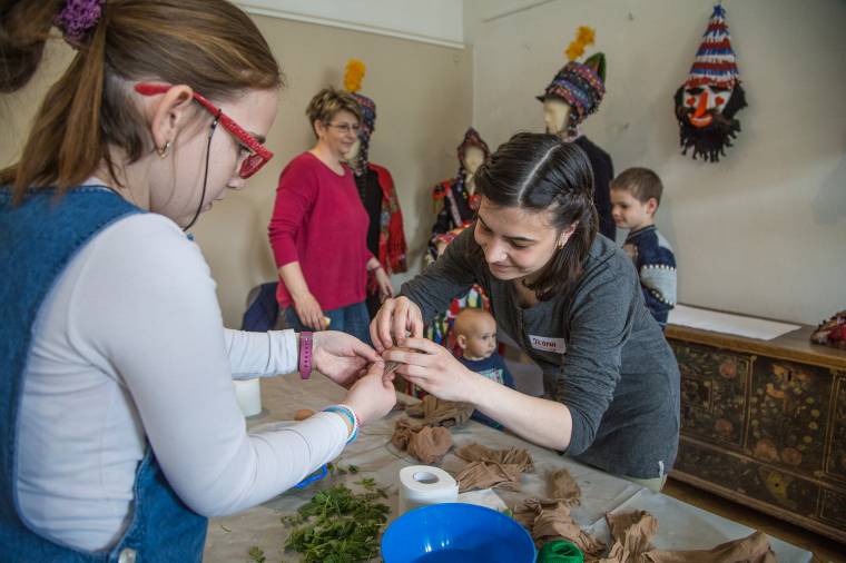 Tavaszi népszokásokkal ismerkedtek a gyerekek