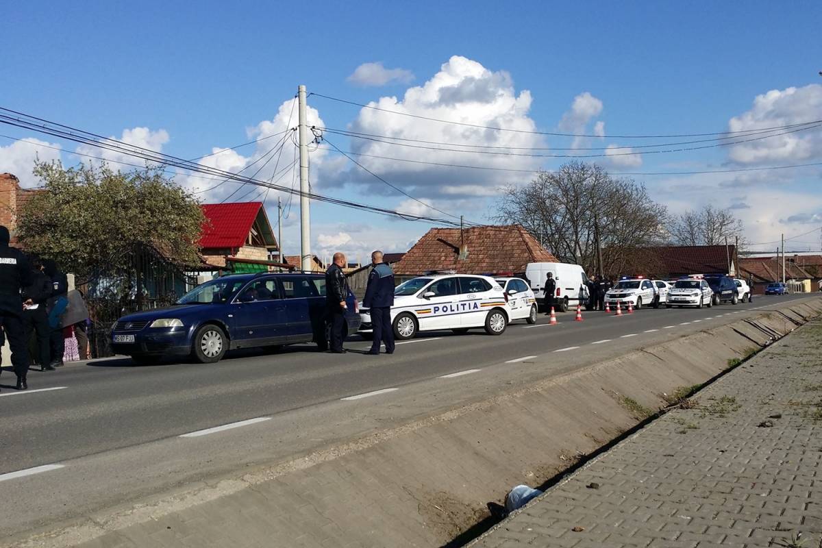 A rendőrök és csendőrök kiérkezése után így festett a Szabadi út 