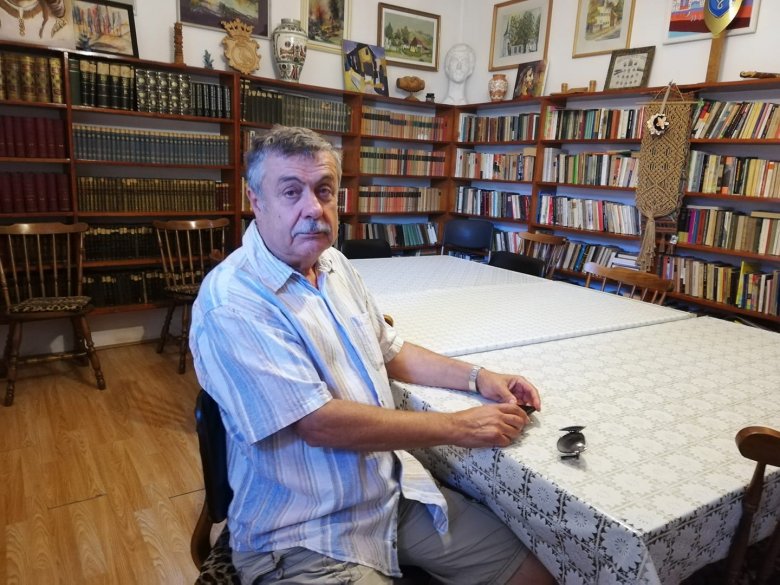 Kilyén Lászlónak már csak a hajóvezetői engedélyt kell kiváltania. Azzal is kacérkodik •  Fotó: Antal Erika