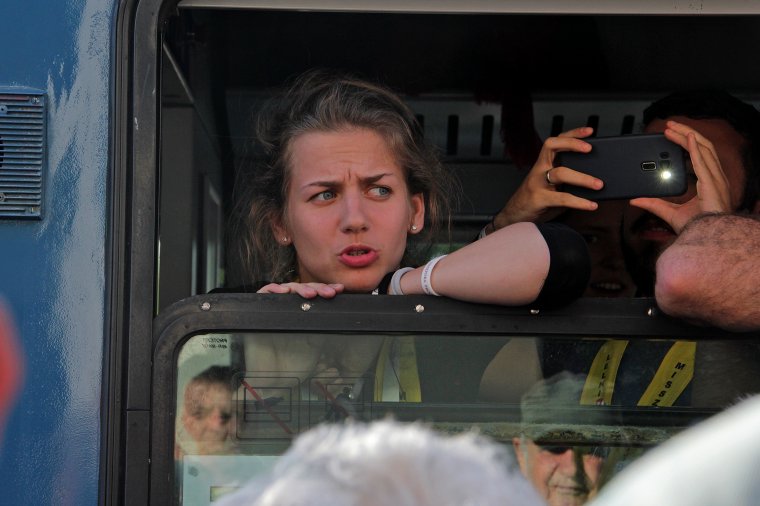 Megérkezett Vásárhelyre a zarándokvonat