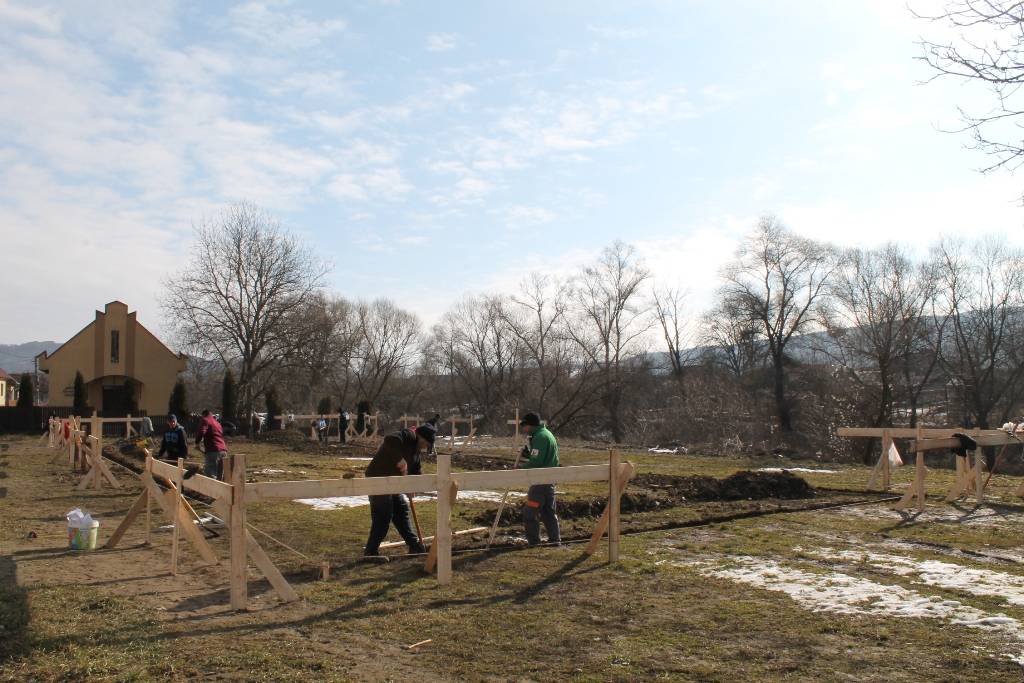 Zajlik a munka. A tervek szerint ősszel megnyílhat az intézmény •  Fotó: Erdőszentgyörgy Press