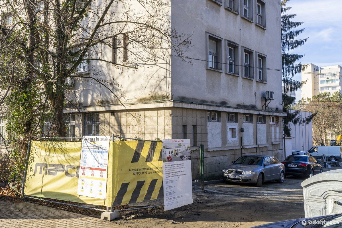 Kívül-belül megújul az onkológiai klinika •  Fotó: Haáz Vince
