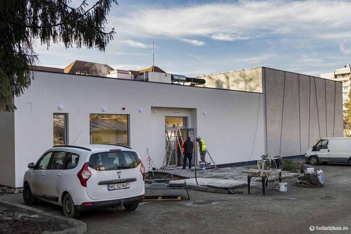 Felépült a sugárterápis bunker, hamarosan átadják •  Fotó: Haáz Vince