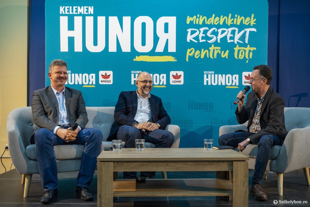 Soós Zoltán, Kelemen Hunor és Pataky István •  Fotó: Haáz Vince