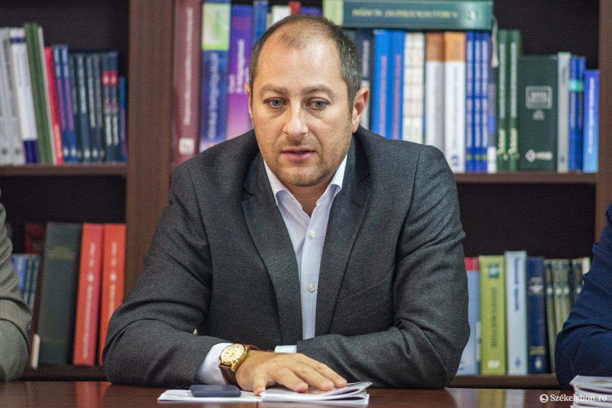 András-Nagy Róbert, a sepsiszentgyörgyi kórház igazgatója •  Fotó: Haáz Vince
