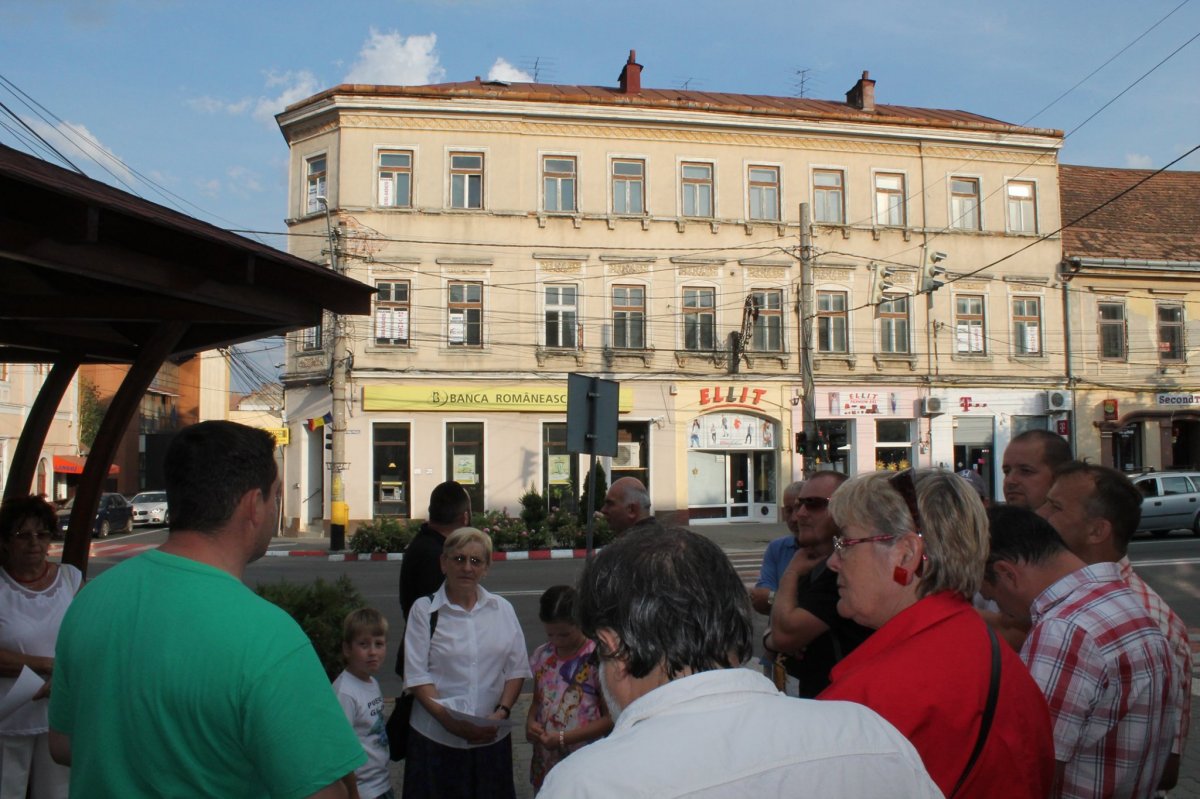 Városnézés a Szászrégeni Magyar Napok alatt • Fotó: Szabó Arthur