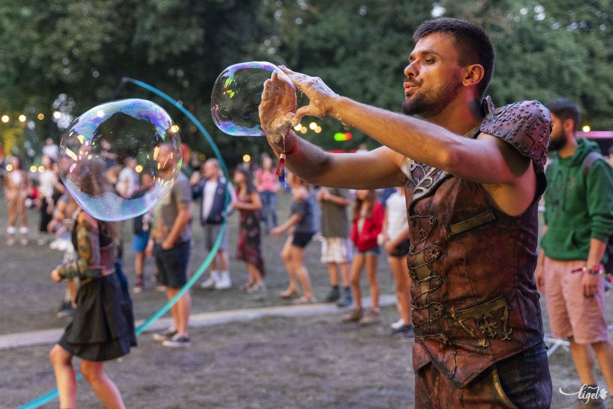 A szappanbuborék is főszereplő volt •  Fotó: Haáz Vince