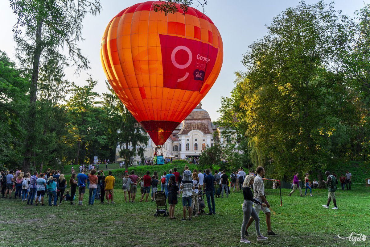 Nagyon látványos volt a hőlégballon •  Fotó: Haáz Vince
