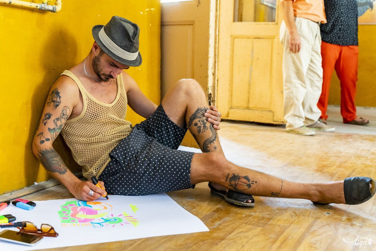 Plakátkészítő workshop •  Fotó: Haáz Vince