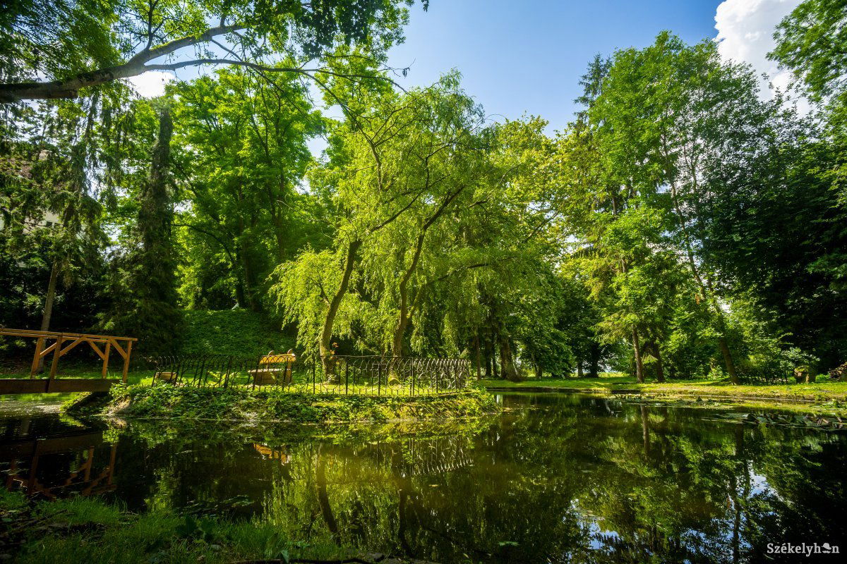 Pihenő. A turisták kedvenc időtöltése a kastélykert évszázados fái alatt való ellazulás &bullet;  Fotó: Haáz Vince