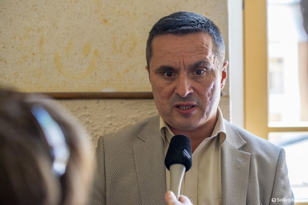 Nagy Előd rektorhelyettes szerint az óhajok, követelések pontosítása körül történt némi előrelépés •  Fotó: Haáz Vince