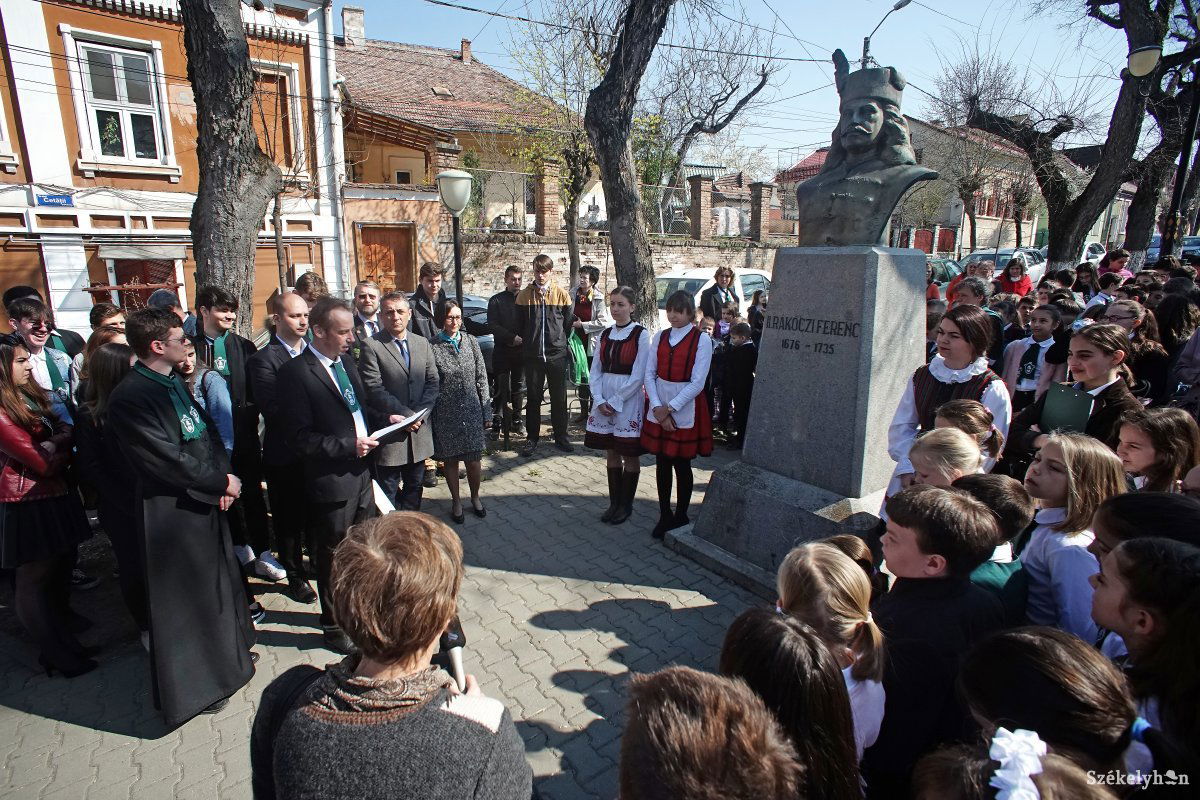 II. Rákóczi Ferenc 1707. április 5-i, marosvásárhelyi fejedelemmé iktatására emlékeztek •  Fotó: Haáz Vince