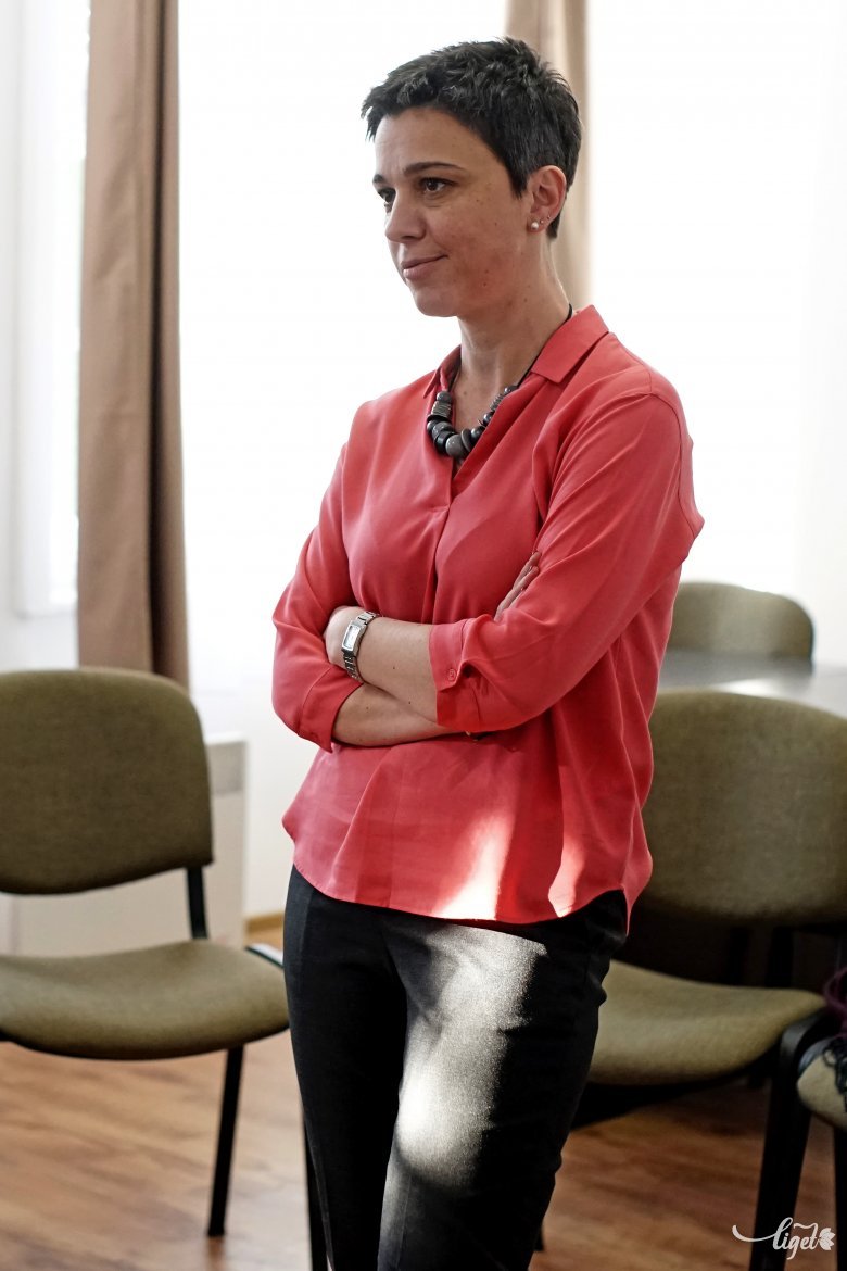Csép Andrea szerint nem nő vagy férfi kell légy a munkában, hanem jó szakértő •  Fotó: Haáz Vince