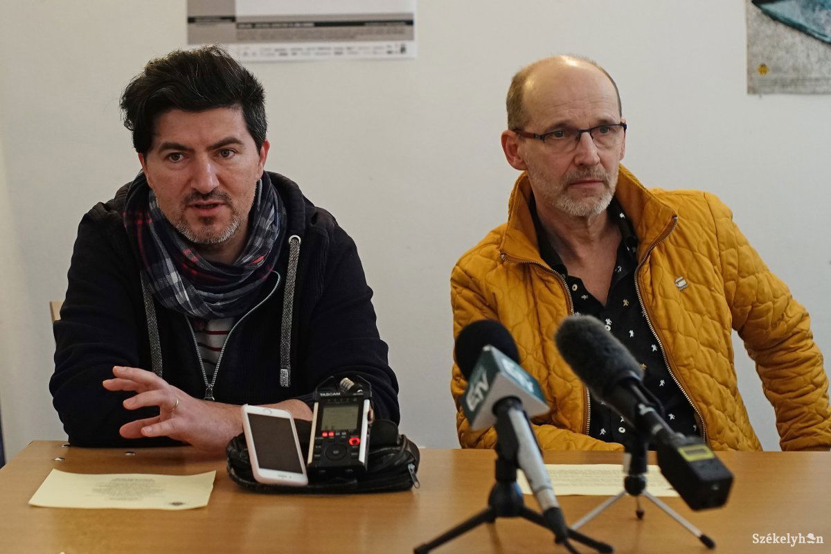 Keresztes Attila művészeti vezető Zsótér Sándort, a gondolkodót hívta meg rendezni Marosvásárhelyre •  Fotó: Haáz Vince