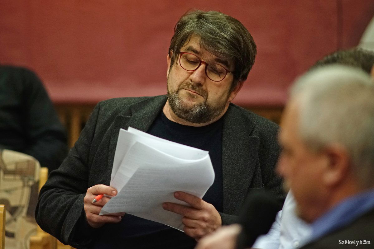 Gáspárik Attila, a Marosvásárhelyi Nemzeti Színház igazgatója. Archív •  Fotó: Haáz Vince