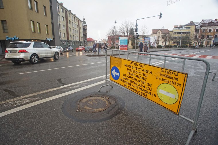 Az év első hivatalos munkanapján nyitják meg a forgalom előtt Marosvásárhely központját