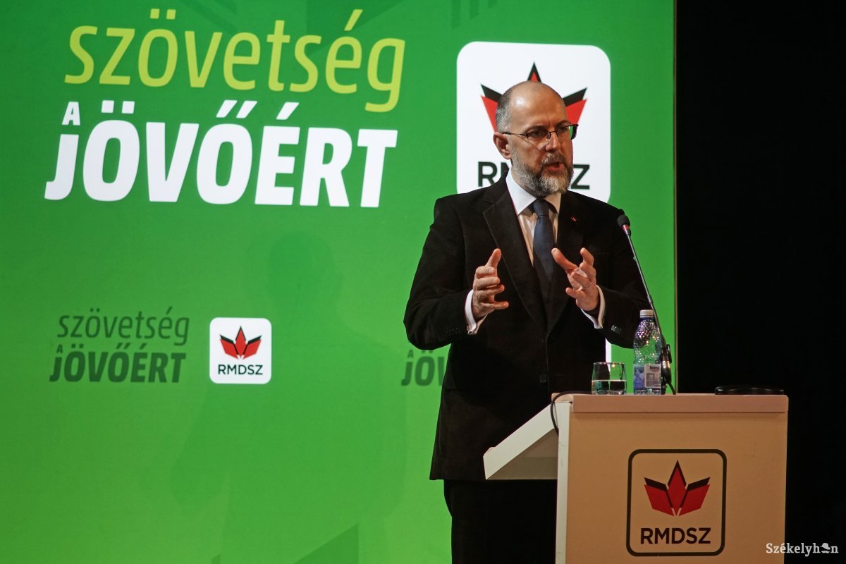 Kelemen Hunor: a magyar ügyet jó lelkiismerettel lehet úgy szolgálni, hogy az RMDSZ EP-jelöltlistáját támogatja valaki • Fotó: Haáz Vince