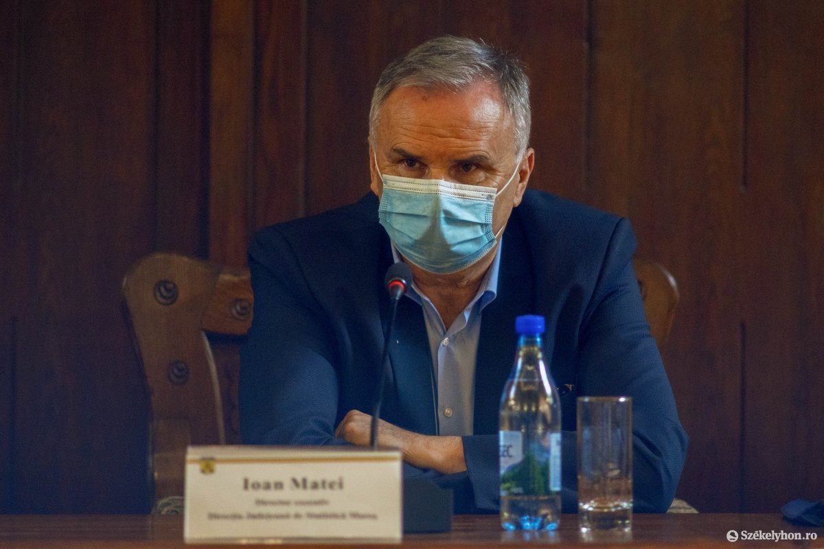 A statisztikai hivatal igazgatója, Ioan Matei &bullet;  Fotó: Haáz Vince