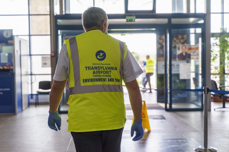 Joghézag miatt terjedhet tovább a fertőzés a marosvásárhelyi reptér alkalmazottai körében