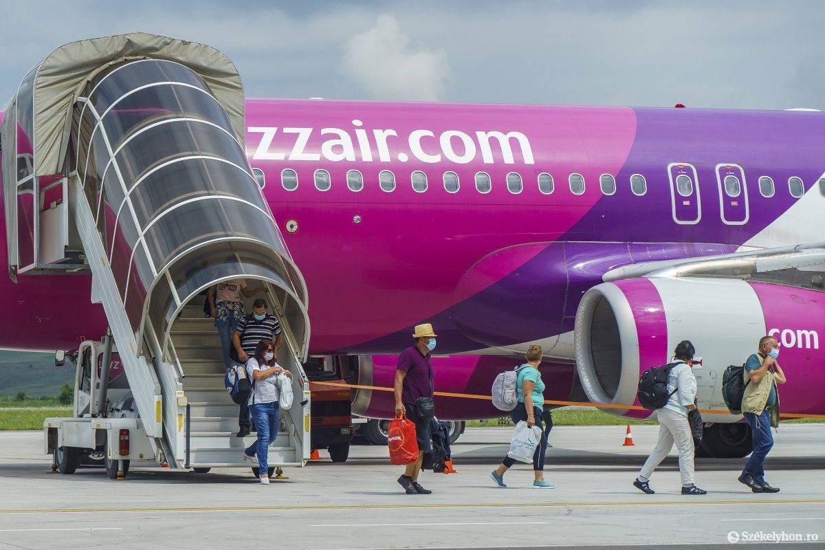 A Wizz Air Romániában is a légi közlekedés piacának mintegy felét tudhatja magáénak •  Fotó: Haáz Vince