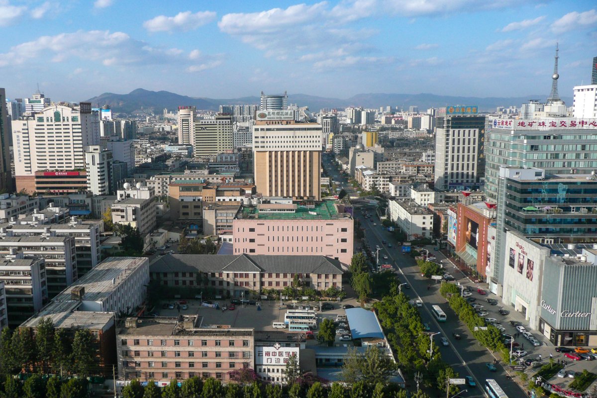 Kunming városa a világjárvány megjelenése előtt •  Fotó: Wikimédia Commons