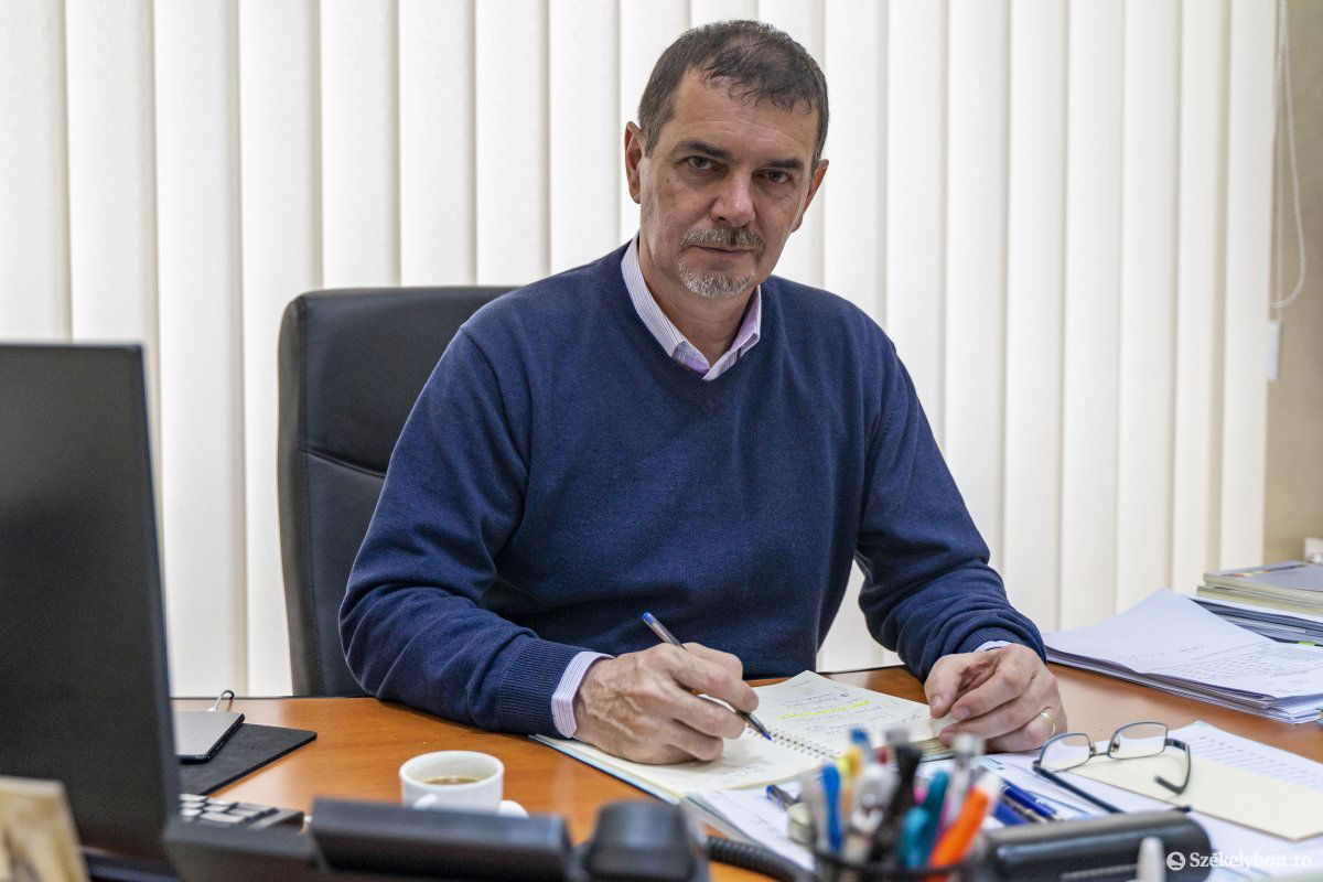 Márk Endre, Szászrégen új polgármestere élhető, jó hangulatú várost szeretne •  Fotó: Haáz Vince