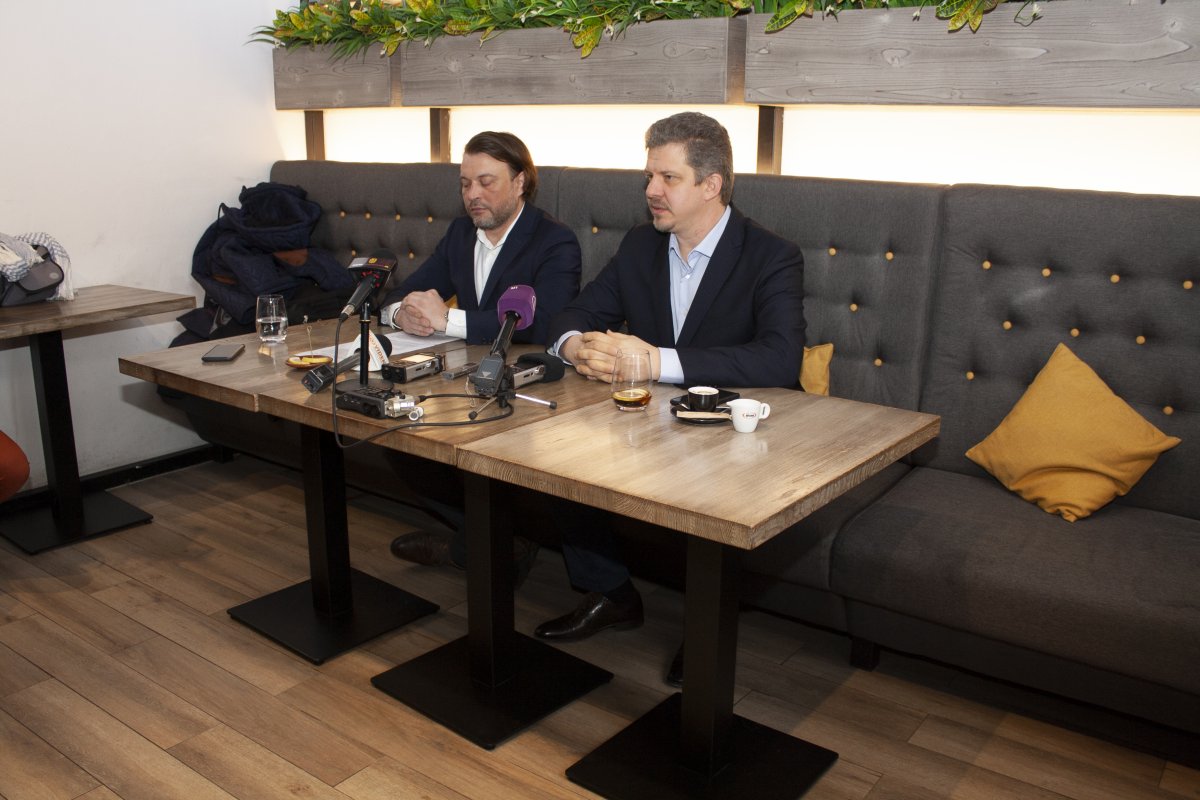 Megegyeztek. Mindkettejük célja, hogy leváltsák az évek óta regnáló marosvásárhelyi városvezetőt •  Fotó: Gálna Zoltán