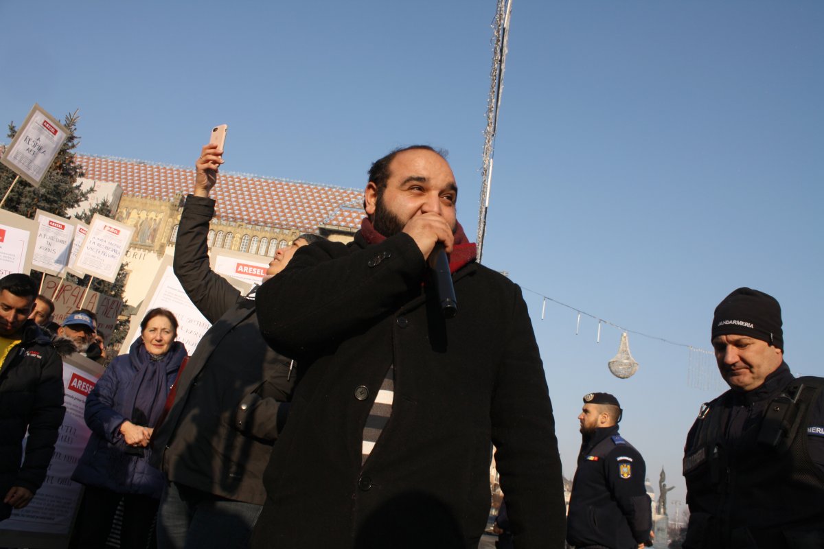 Ciurciu Tibor a helyi roma közösség egyik képviselője •  Fotó: Gálna Zoltán