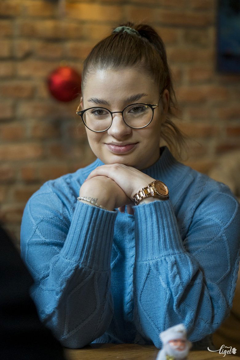 Nem bánja, hogy „csak” harmadik lett •  Fotó: Haáz Vince