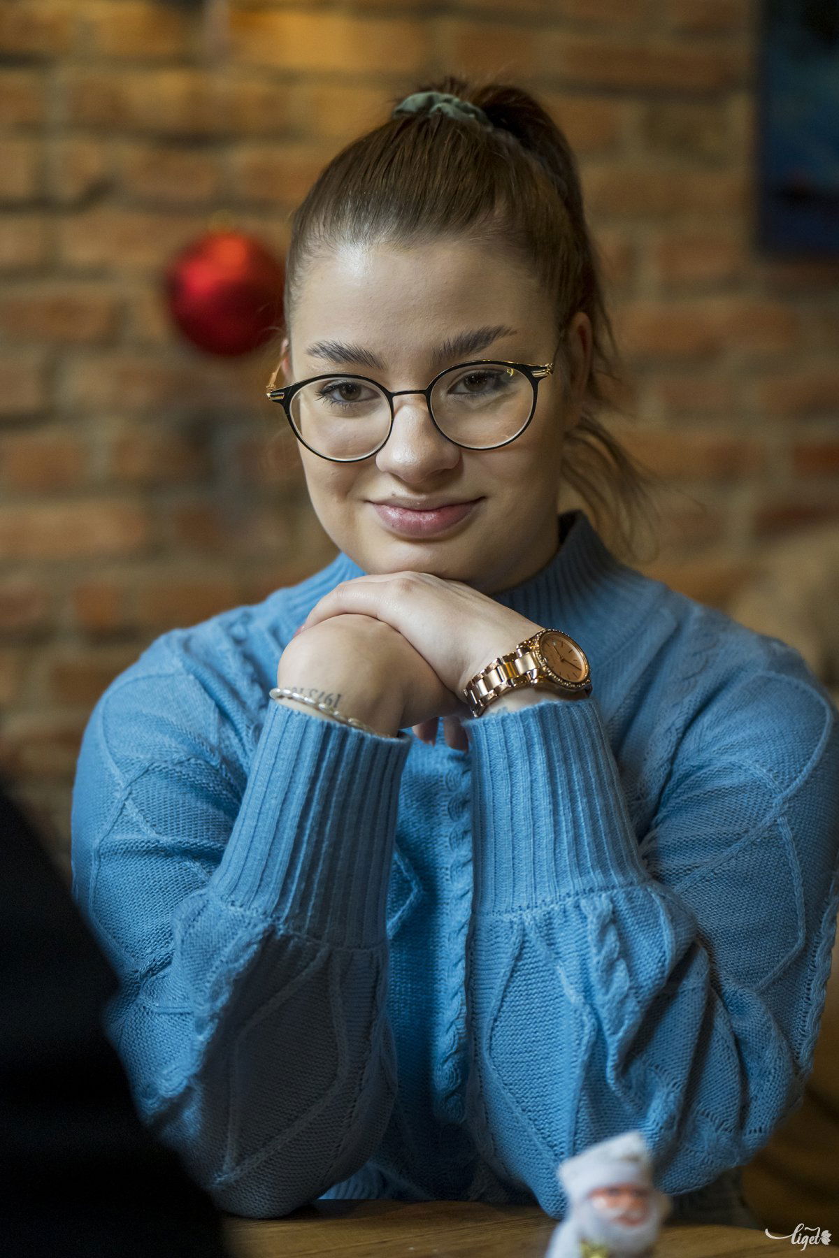 Nem bánja, hogy „csak” harmadik lett •  Fotó: Haáz Vince
