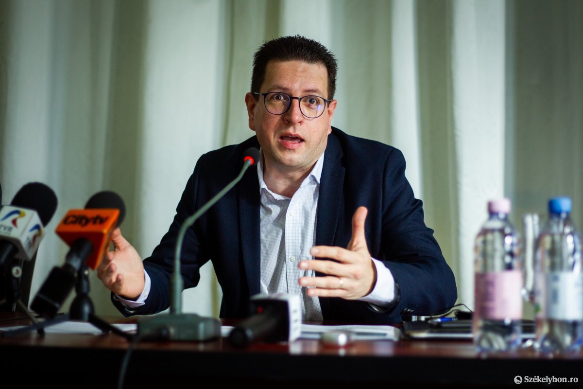 Vincze Lóránt RMDSZ-es európai parlamenti képviselő szerint az Európai Unió kettős mércéje nyilvánvaló •  Fotó: Rab Zoltán