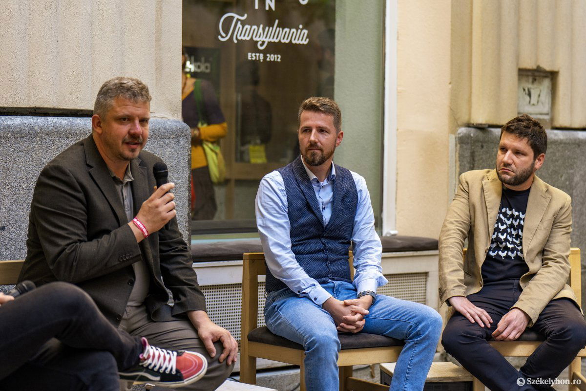 Soós Zoltán, Klaus Birthler, Orbán János •  Fotó: Haáz Vince