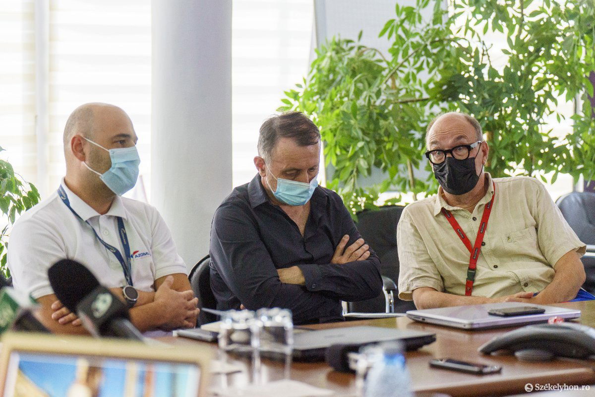 A fotón balról jobbra: Crăciun Ovidiu, Aurel Botezan, Harri Kiiski •  Fotó: Haáz Vince