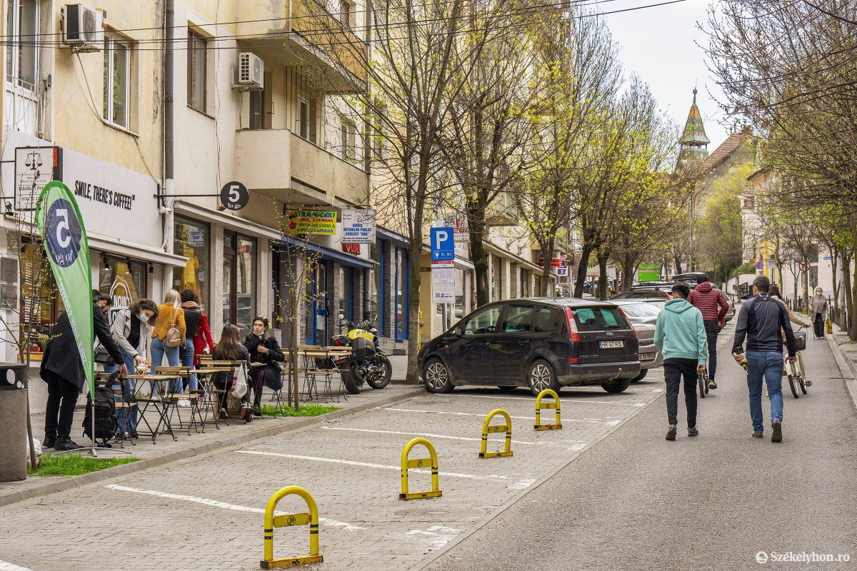 Volt már lezárva pár órára a Bolyai utca •  Fotó: Haáz Vince