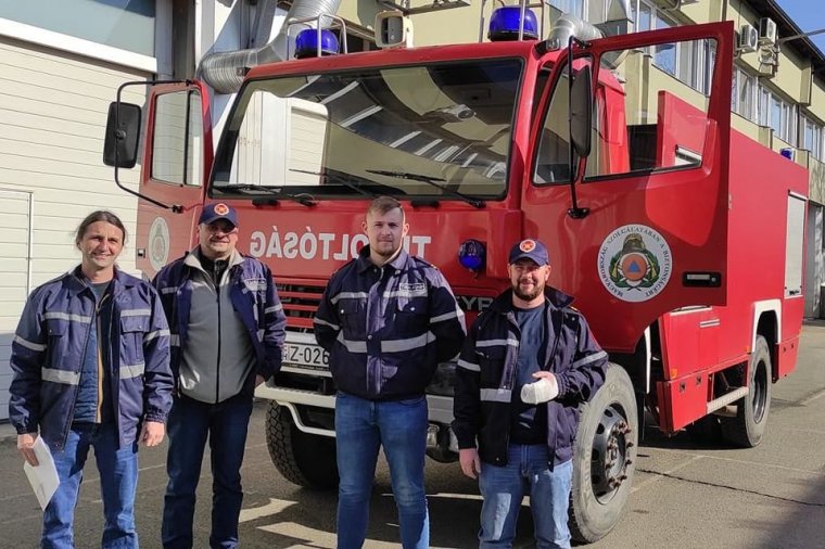 Új tűzoltókocsival dolgozhatnak a nyárádszeredai tűzoltók