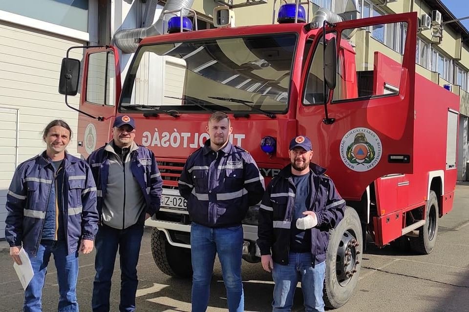 Az új bevetési jármű nem csupán Nyárádszeredát szolgálja, hanem az egész kistérséget &bullet;  Fotó: Nyárádszeredai Önkéntes Tűzoltó Egyesület