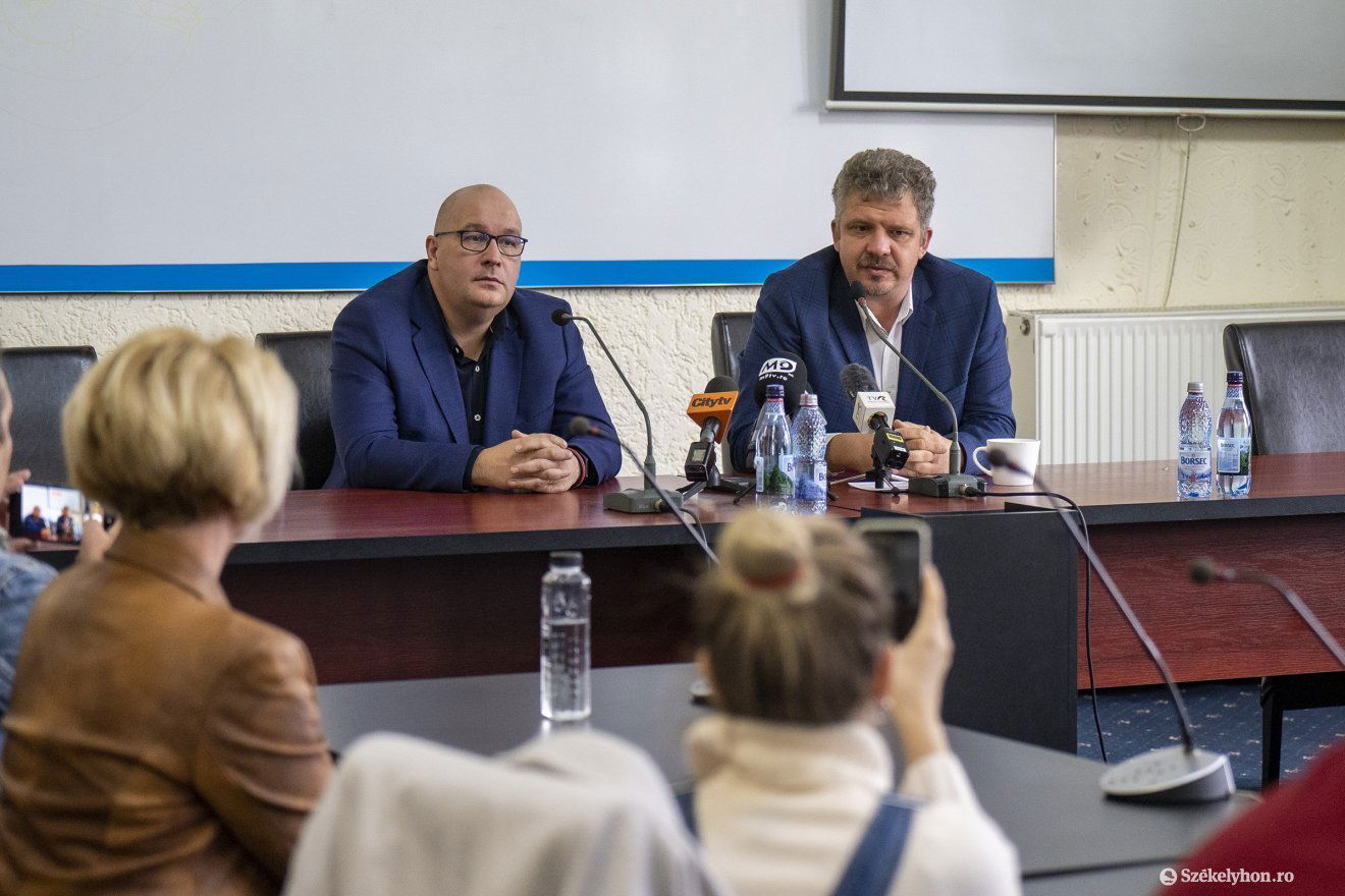 Számos területen számít Kacsó Sándor munkájára és hozzáértésére Soós Zoltán, Marosvásárhely polgármestere •  Fotó: Haáz Vince