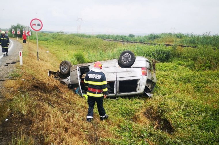 Mentőhelikopter szállította el a baleset egyik sérültjét Kutyfalváról