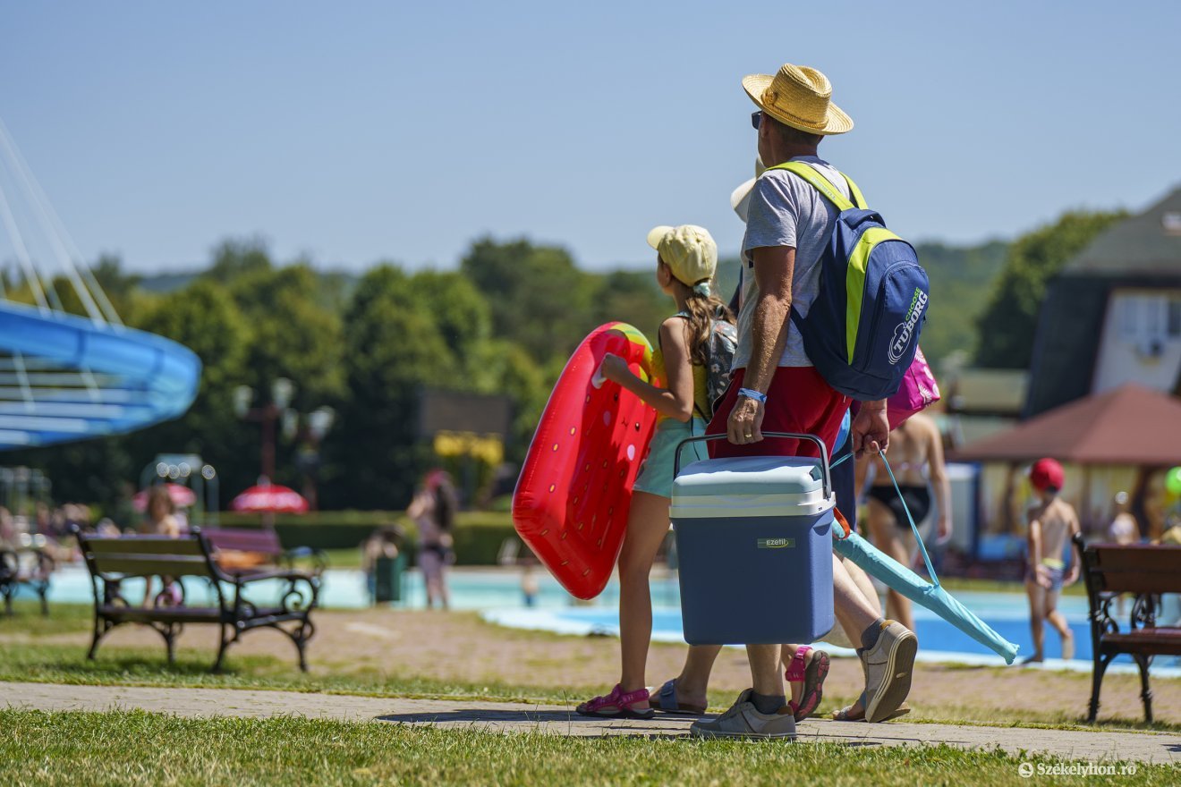 Irány a strand? Az előrejelzések szerint nem az időjárás lesz a akadály •  Fotó: Haáz Vince