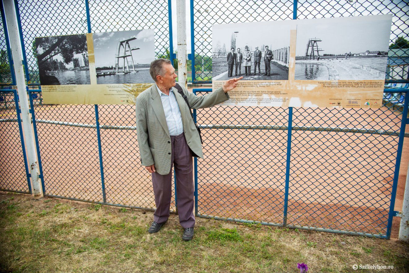 Bálint Zsigmond sok fényképet készített a Víkendtelepről •  Fotó: Rab Zoltán
