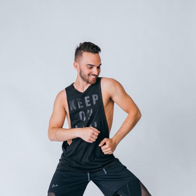 Gergely Loránd zumbaoktató azért szervezi a maratont, hogy kimozdítsa az embereket a komfortzónájukból •  Fotó: Facebook/Gergely Loránd Zumba