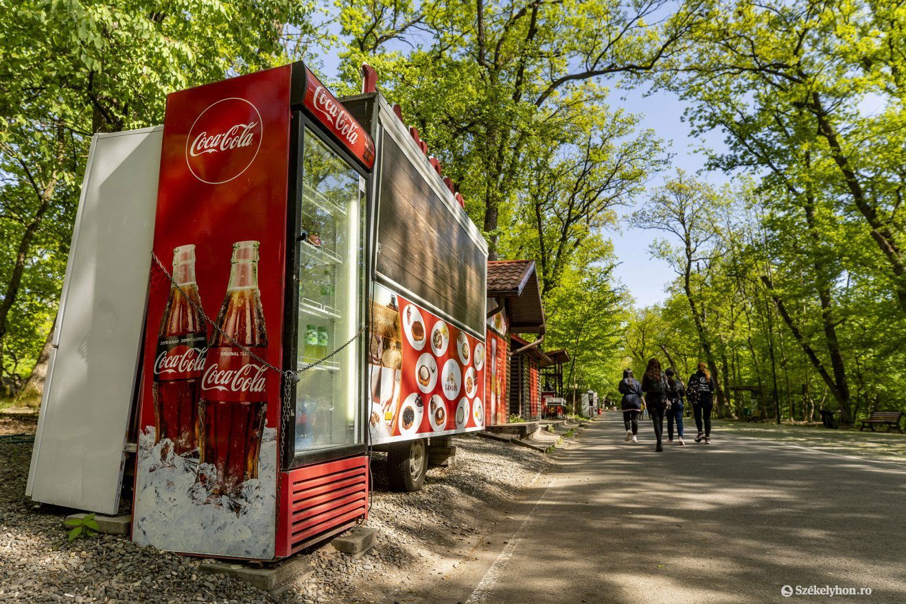 Zárva maradnak a bódék •  Fotó: Haáz Vince