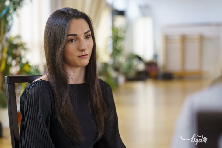 Réka már négy évesen tudta, hogy a tánc az ő útja •  Fotó: Haáz Vince