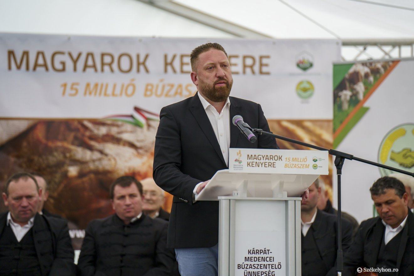 Barabási Antal Szabolcs, a román agrárminisztérium államtitkára •  Fotó: Haáz Vince