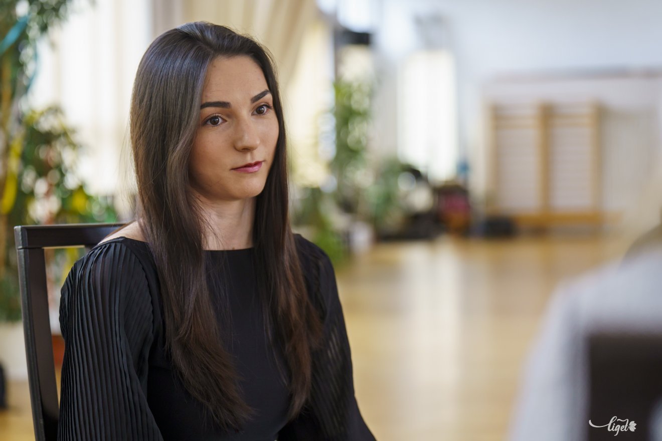 Réka már négy évesen tudta, hogy a tánc az ő útja •  Fotó: Haáz Vince