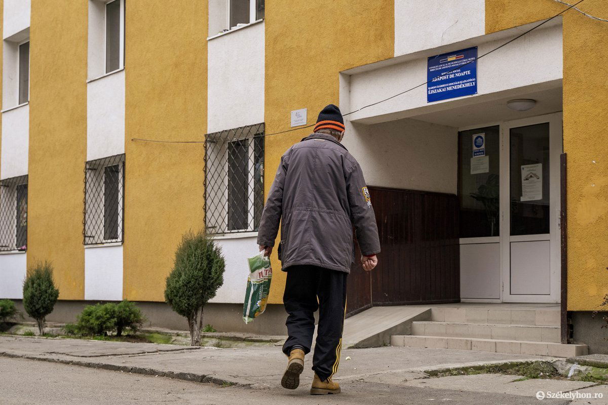 Marosvásárhelyen vannak szabad helyek a hajléktalanszállón •  Fotó: Haáz Vince