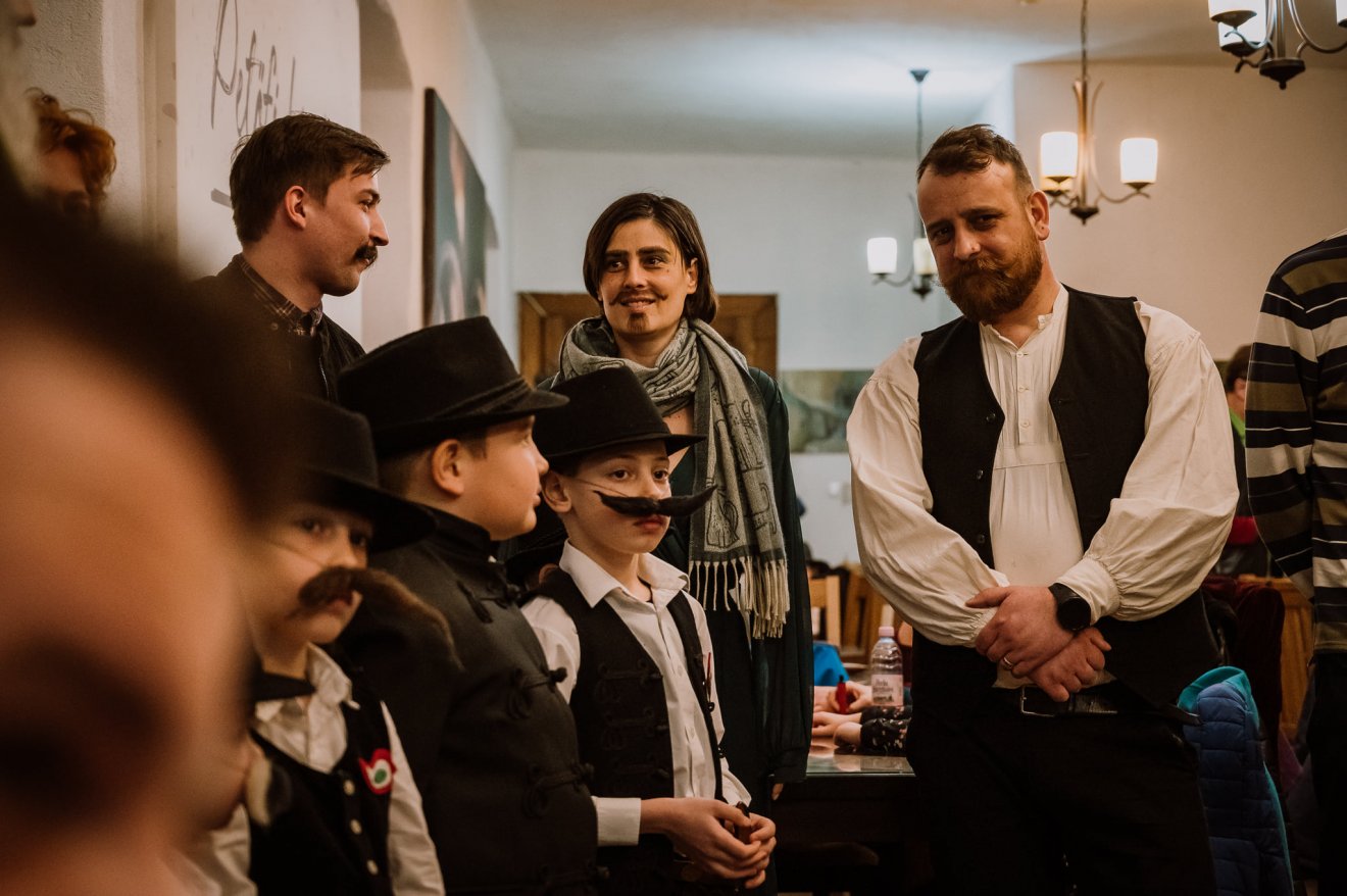 Tölgyesi József arcszőrzete lett az első helyezett a szakállak közt •  Fotó: Bereczky Sándor