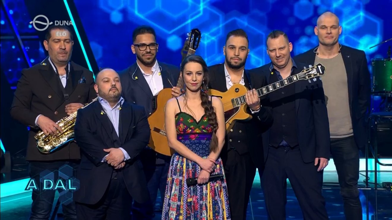 Koszika és a Swing á la Django. 37 pontra értékelték a szombat esti produkciójukat •  Fotó: Forrás: Duna Televízió