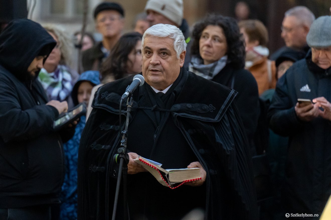 Nagy László unitárius lelkész •  Fotó: Haáz Vince